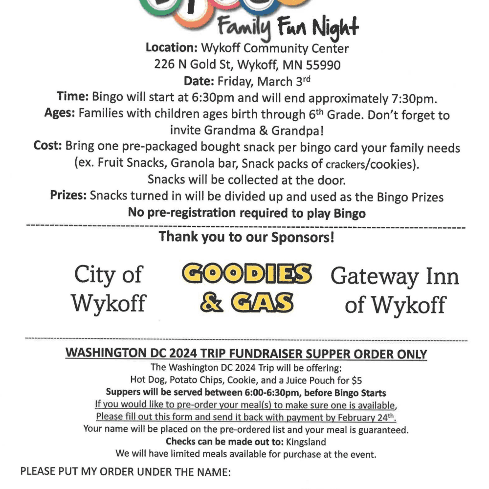 Kingsland Comm ED funnight