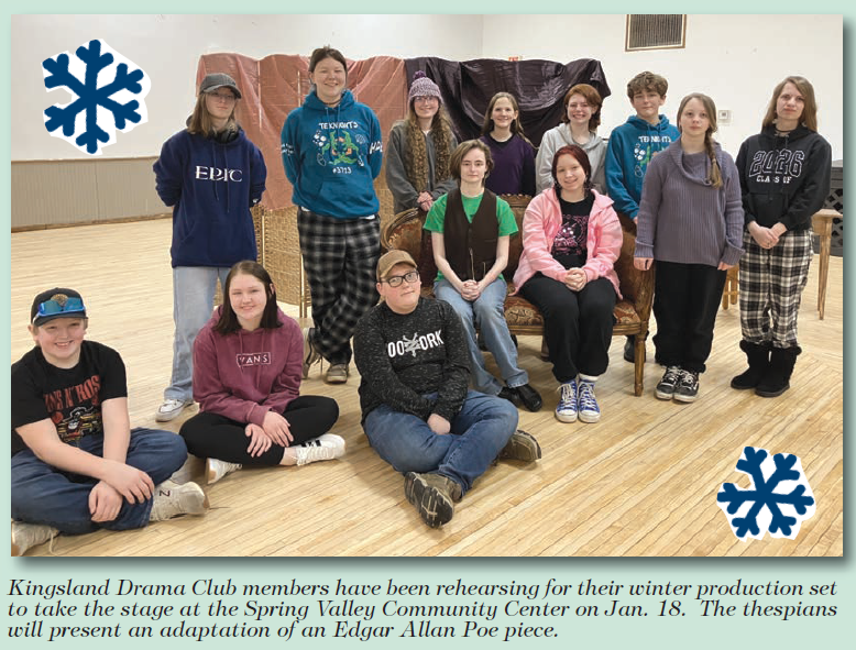 Kingsland Drama Club Presents Winter Play