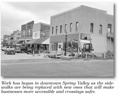 Spring Valley’s Broadway Project ~ Construction begins downtown this week