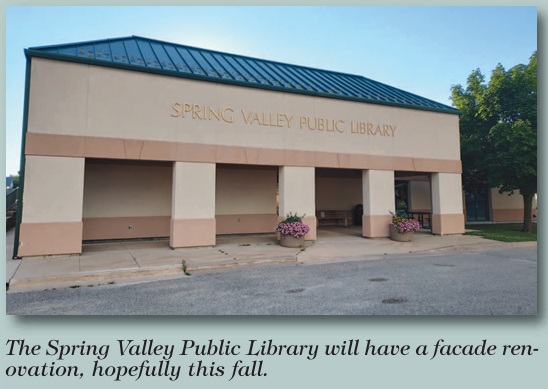 Spring Valley Public Library awaiting new façade